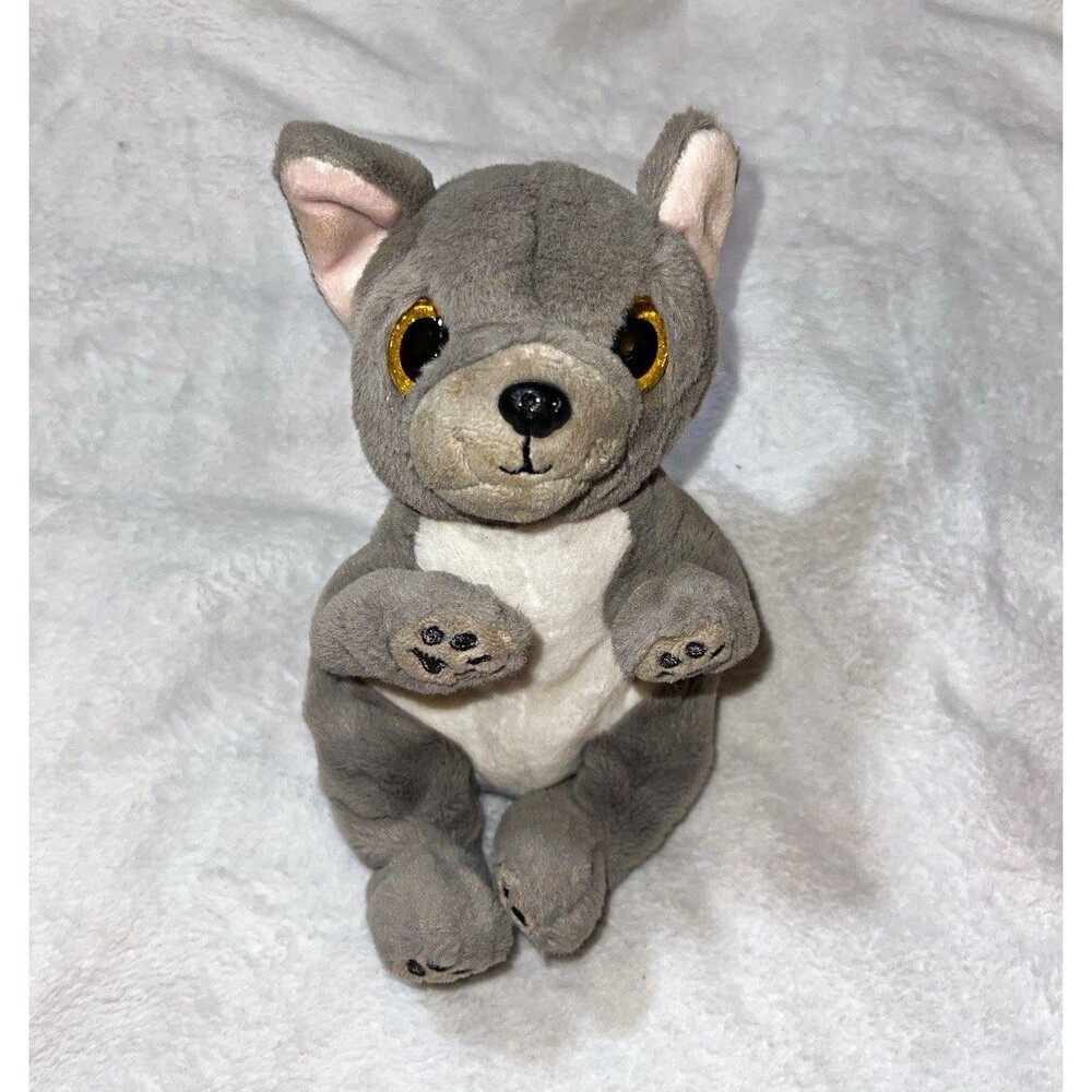 Ty Beanie Babies Wilfred Chihuahua Dog Gray Plush 2011 MPN 41350